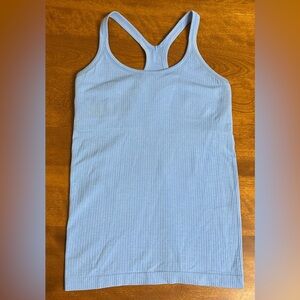 Women’s Lululemon Ebb to Street Tank Top Size 8 in Icy Blue Color